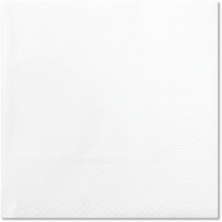 Solid 50ct Napkins White