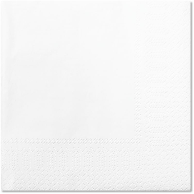 Solid 50ct Napkins White