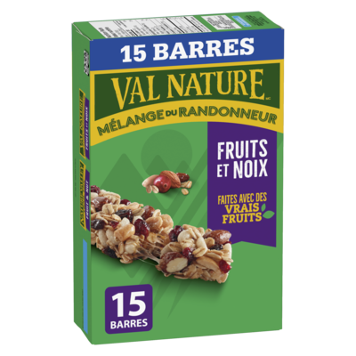 Nature Valley Barres Mélange du randonneur Fruits et noix  525 g, 1,71 $/100g