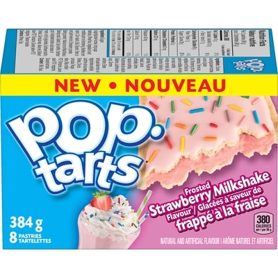 Poptarts Tartelettes glacées à saveur de frappé à la fraise