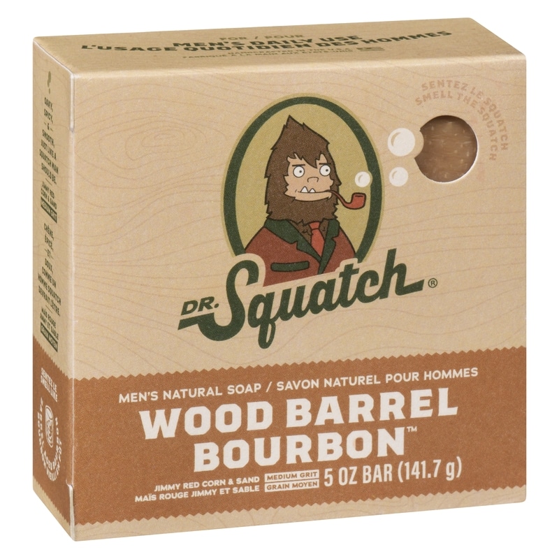 Wood Barrel Bourbon Bar Soap