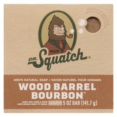 Wood Barrel Bourbon Bar Soap