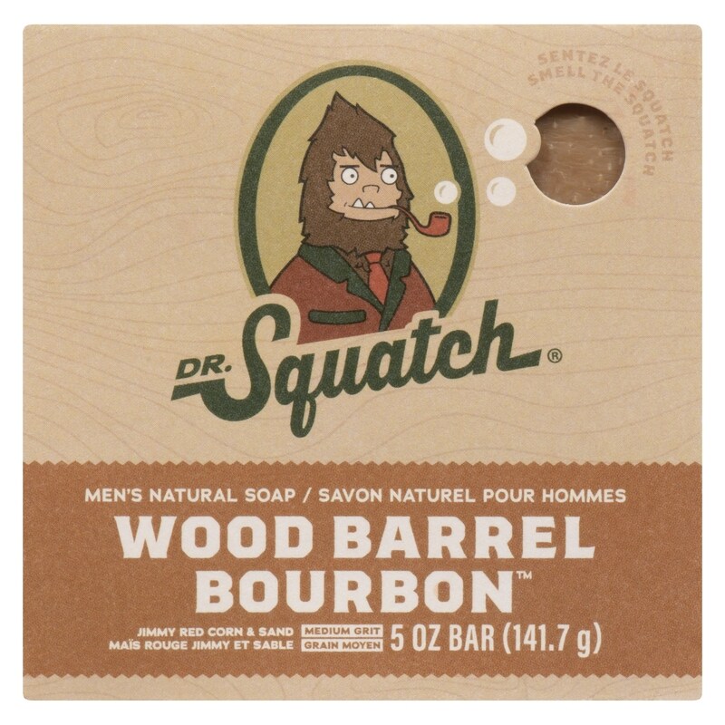 Wood Barrel Bourbon Bar Soap