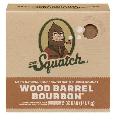 DR.Squatch Wood Barrel Bourbon Bar Savon 141.7 g, 7,76 $/100g