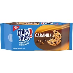 Christie CHIPS AHOY! Crunchy CARAMILK Cookies, with delightful chocolatey caramel chips, resealable pack 253 g, $1.58/100g