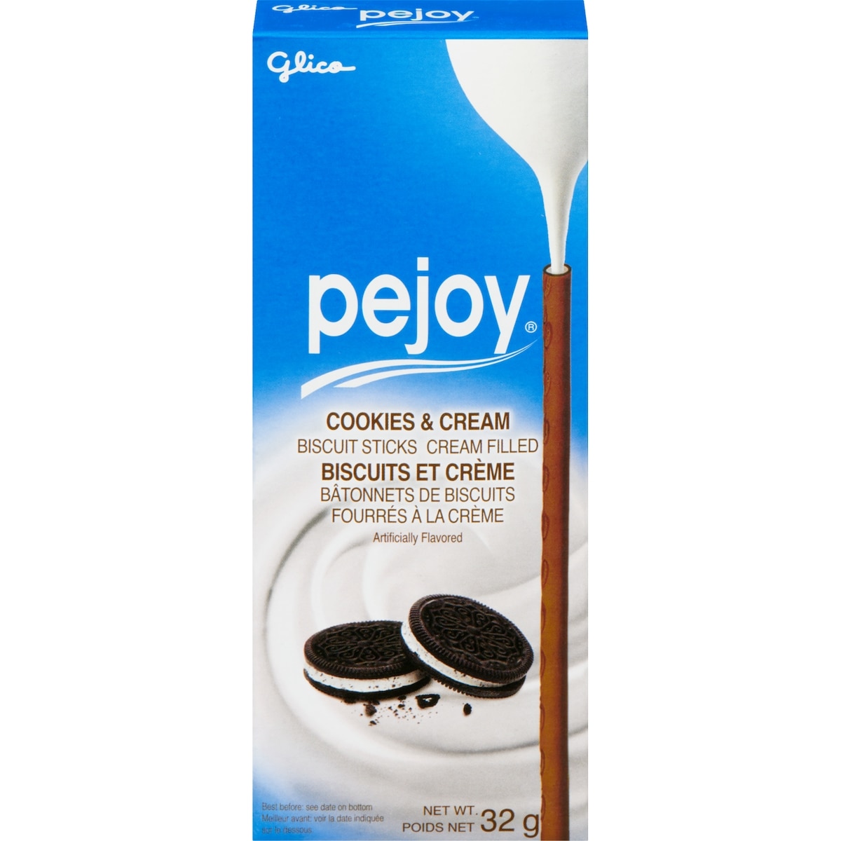 Glico Pejoy Biscuit Sticks Cream Filled Cookies & Cream 32 g, $4.97/100g