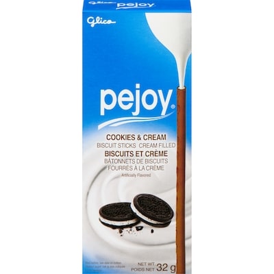 Glico Pejoy Biscuit Sticks Cream Filled Cookies & Cream 32 g, $4.97/100g