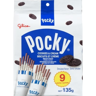 Glico Pocky Biscuit Sticks Cookies & Cream 135 g, $4.44/100g