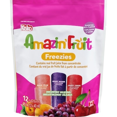 Kisko Amazin' fruit freezies 480 ml, 0,89 $/100ml