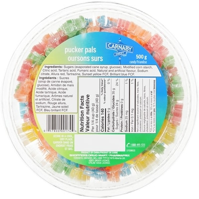 Carnaby Sweet Pucker Pals Candy 500 g, $1.12/100g