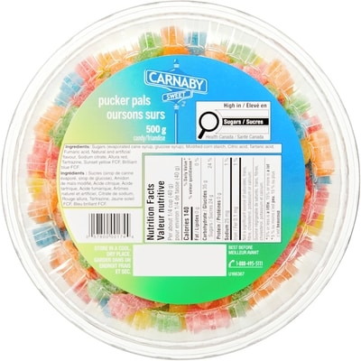 Carnaby Sweet Oursons surs 500 g, 1,12 $/100g