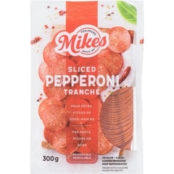 Mikes Sliced Pepperoni 300 g, $2.67/100g