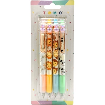Tomo Kawaii 4ct Click Pens 1 ea, $4.00/1ea