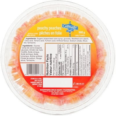 Carnaby Sweet Candy, Peachy Peaches 500 g, $1.12/100g