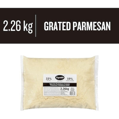 Saputo Grated Parmesan Cheese 2.27 kg, $2.42/100g