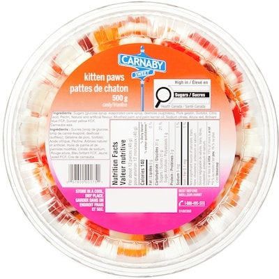 Carnaby Sweet Pattes de chaton 500 g, 1,12 $/100g