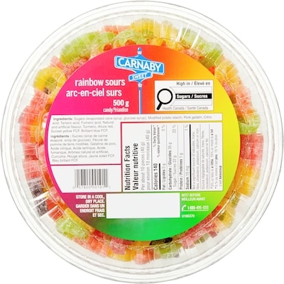 Carnaby Sweet Arc-en-ciel surs 500 g, 1,12 $/100g
