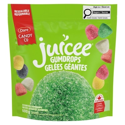 Dare Juicee Gumdrops Candy Assorted Gumdrops 600 g, $0.79/100g