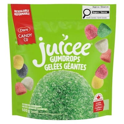 Dare Juicee Gumdrops 600 g, 0,67 $/100g