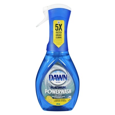 Dawn Powerwash Lemon Dish Spray, Liquid Dish Soap Starter Kit 473 ml, $1.69/100ml