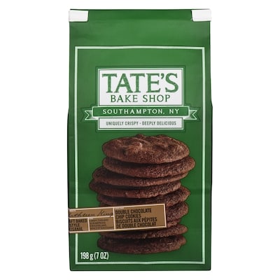Tate’s Bake Shop Biscuits aux pépites de double chocolat arôme 198 g, 4,54 $/100g