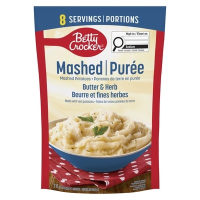 Pommes de terre en purée Beurre et fines herbes
