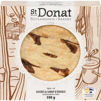 Boulangerie St-Donat Tarte sucres & sirop d'érable 590 g, 1,36 $/100g