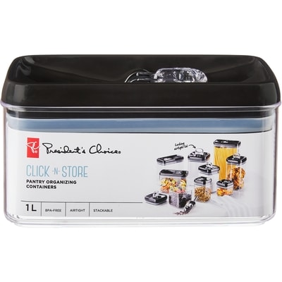 President's Choice Click-N-Store Pantry Organizing Containers 1 ea, $10.00/1ea