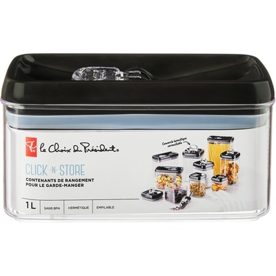 le Choix du Président Contenants de rangement pour le garde-manger Click-N-Store 1 ea, 10,00 $/1ch