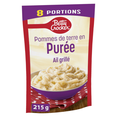 Betty Crocker Pommes de terre en purée Ail grillé 215 g, 1,76 $/100g