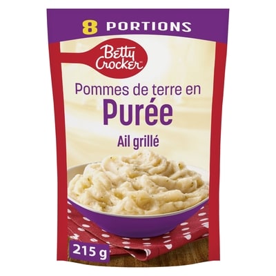 Betty Crocker Pommes de terre en purée Ail grillé 215 g, 1,16 $/100g