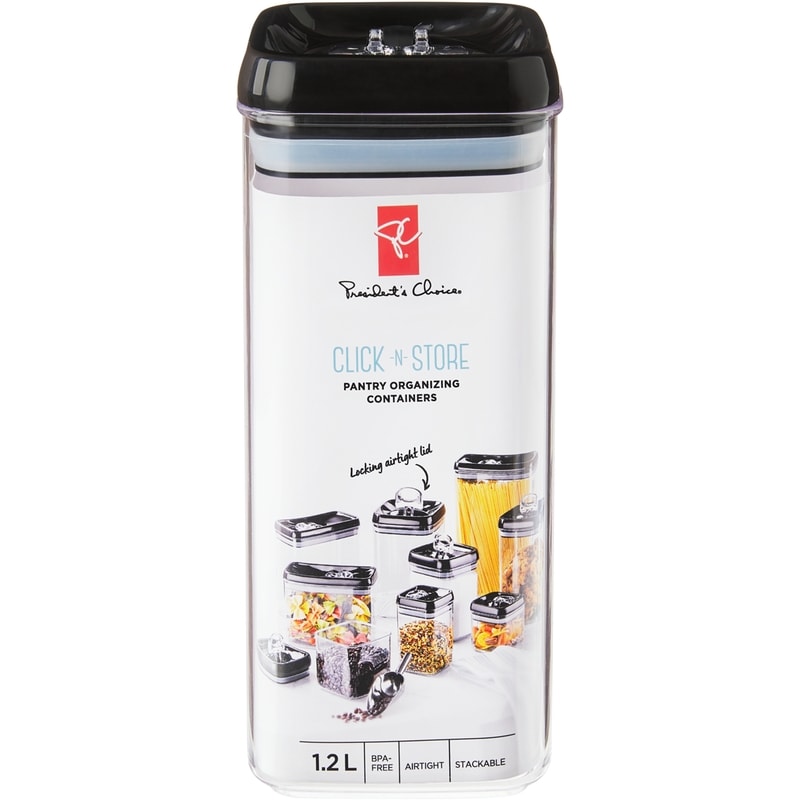 Click-N-Store Pantry Organizing Containers 1.2L