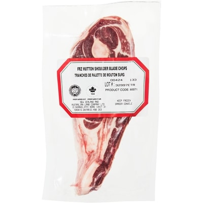 null Frozen Mutton Shoulder Chops $19.82/1kg $8.99/1lb