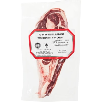null Frozen Mutton Shoulder Chops $17.62/1kg $7.99/1lb