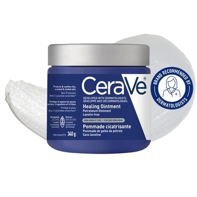 CeraVe Pommade cicatrisante pour le corps, les mains et le visage 340 g, 10,88 $/100g