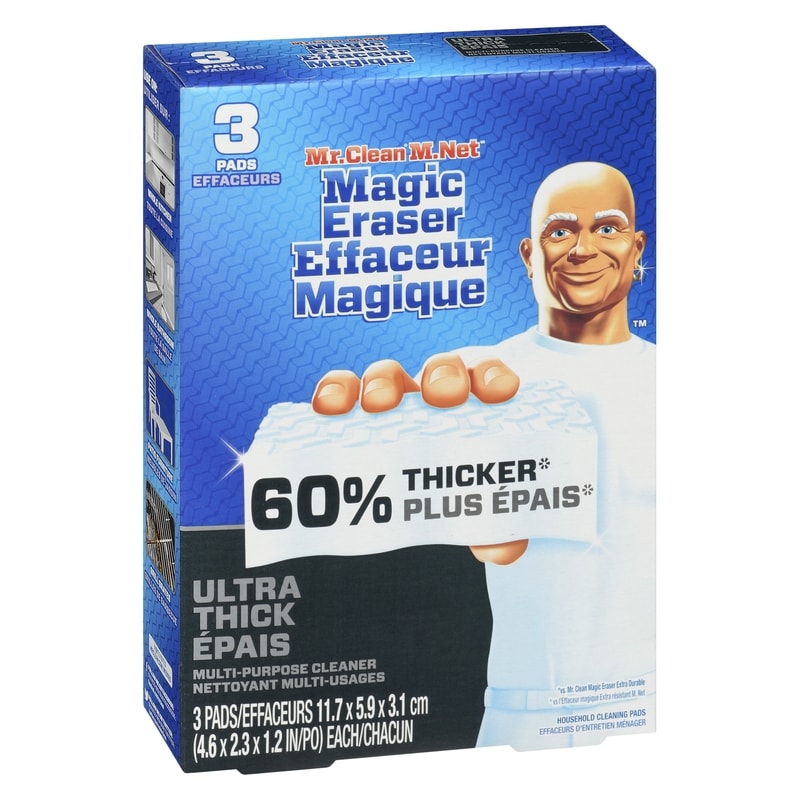 Magic Eraser Ultra Thick Multi Purpose Cleaner, Magic Eraser Sponge Multi Surface Cleaner, 3ct