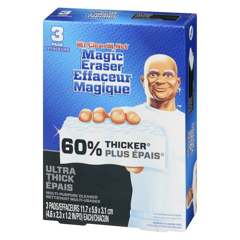 Magic Eraser Ultra Thick Multi Purpose Cleaner, Magic Eraser Sponge Multi Surface Cleaner, 3ct