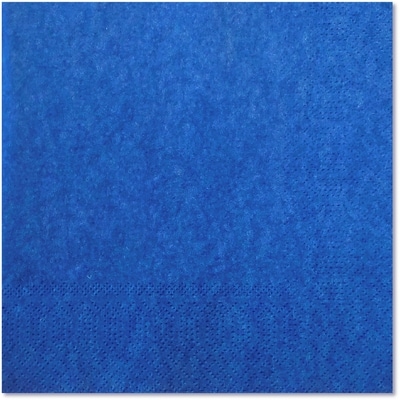 Tomo Serviettes unis, 50 unités, bleues 50 ea, 0,06 $/1ch