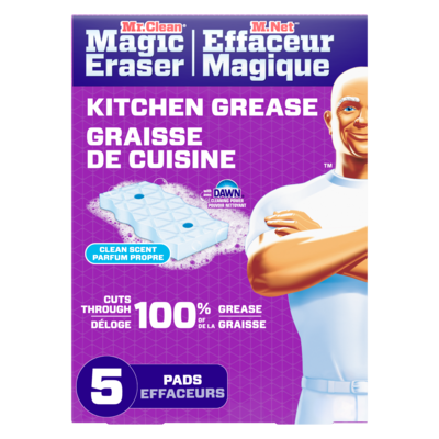 Mr. Clean Magic Eraser Ultra Multi Purpose Cleaner, Foaming Magic Eraser Sponge Multi Surface Cleaner, 5ct 5 ea, $2.20/1ea