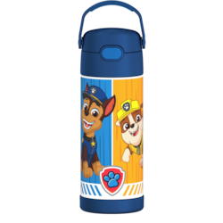Thermos Bouteille avec paille isolée sous vide en acier inoxydable avec poignée - Paw Patrol 1 ea, 20,00 $/1ch