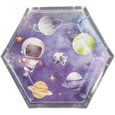Tomo Space 8ct Shaped Plates 8 ea, $0.44/1ea