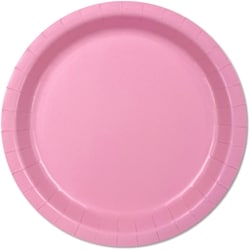Solid 16ct Round Plates Pink
