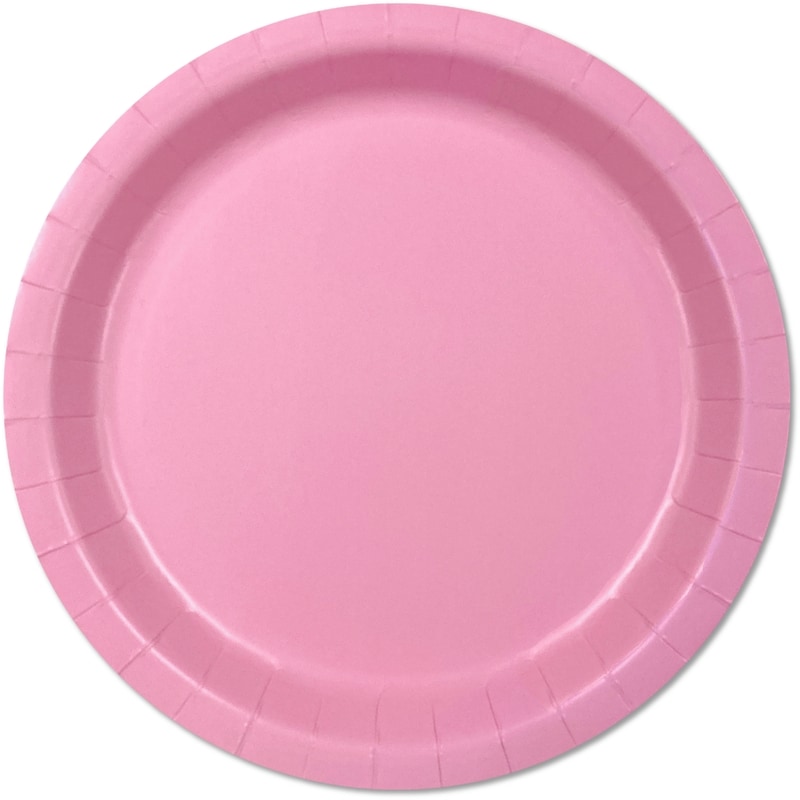 Solid 16ct Round Plates Pink 
