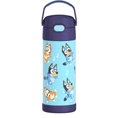 Thermos Stainless Steel Vacuum Insulated Straw Bottle With Bail Handle - Bluey 1 ea, $20.00/1ea