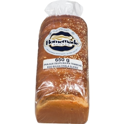 Homemade Kosher Egg Bulka Chala Sliced 575 g, $1.23/100g