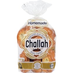Homemade Kosher Rolls challah torsades aux oeufs 480 g, 1,48 $/100g