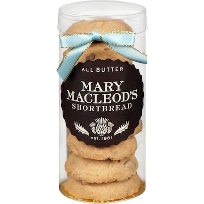 Mary Macleod's Short Bread Tall Canister Chocolate Crunch Shortbread 180 g, $16.66/100g