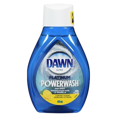 Dawn Vaporisateur pour la vaisselle Powerwash, recharge de savon à vaisselle liquide, Citron 473 ml, 1,58 $/100ml