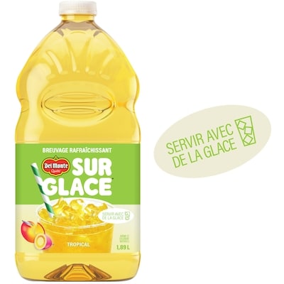 Del Monte Breuvage rafraîchissant tropical  1.89 l, 0,25 $/100ml