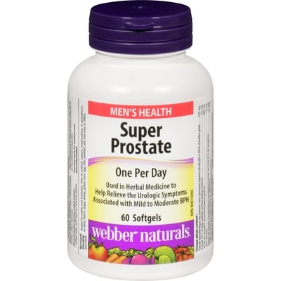 Webber Naturals Super Prostate 60 ea, $0.35/1ea